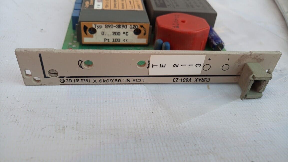 Camille Bauer EURAX V601-2300 EB0 Nr 89-6049 X Power Supply Card V601-23 - Image 5
