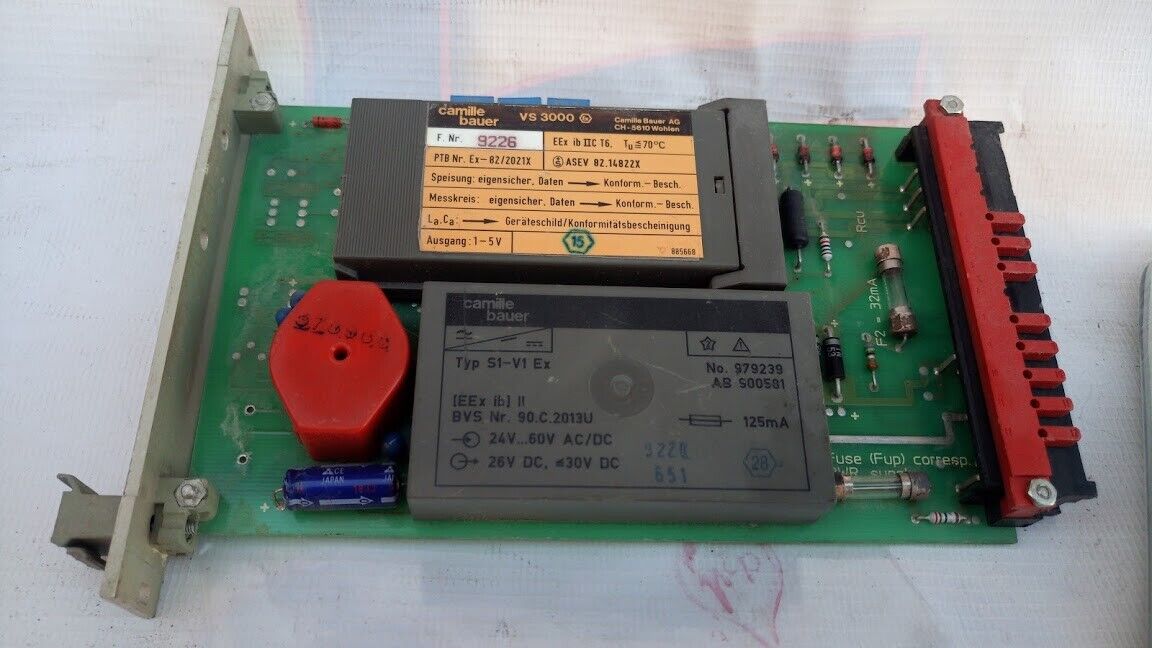 Camille Bauer EURAX V601-2300 EB0 Nr 89-6049 X Power Supply Card V601-23 - Image 2