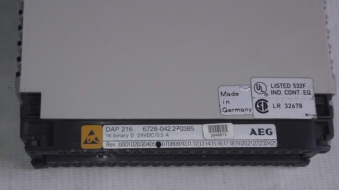 AEG DAP 216 6728-042.270385 Rev 06 Output Module DAP216 6728042270385 - Image 2