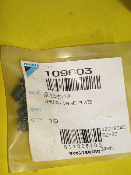 Daikin Genuine part 109603 valve plate spring one pack of 10 springs New