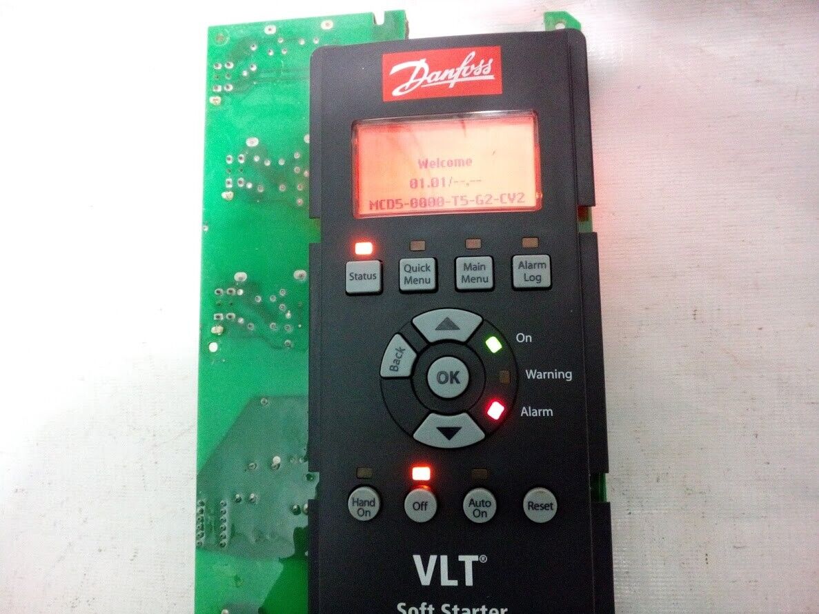 Danfoss VLT Soft Starter MCD5-0000-T5-G2-CV2 340-07230-00A G2-G5 GM3KB V1.01