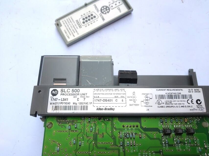 Allen-Bradley 1747-L541 Ser C Rev 7 SLC 500 Processor Unit CPU 1747-OS401 - Image 7