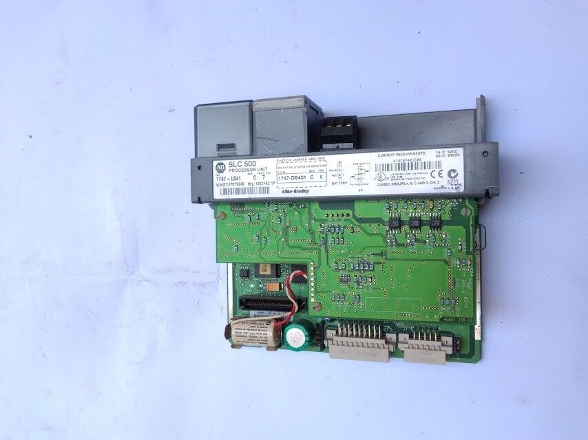 Allen-Bradley 1747-L541 Ser C Rev 7 SLC 500 Processor Unit CPU 1747-OS401 - Image 8