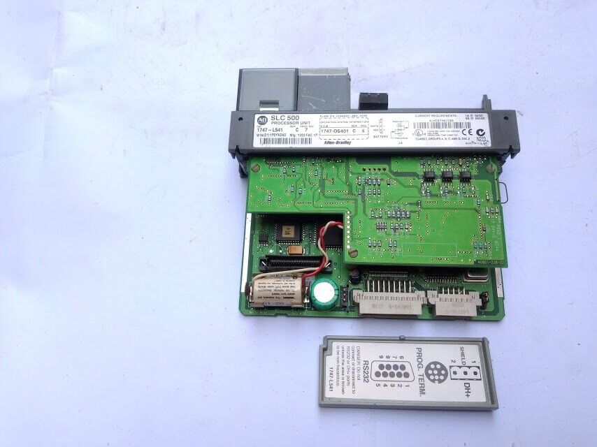 Allen-Bradley 1747-L541 Ser C Rev 7 SLC 500 Processor Unit CPU 1747-OS401 - Image 6
