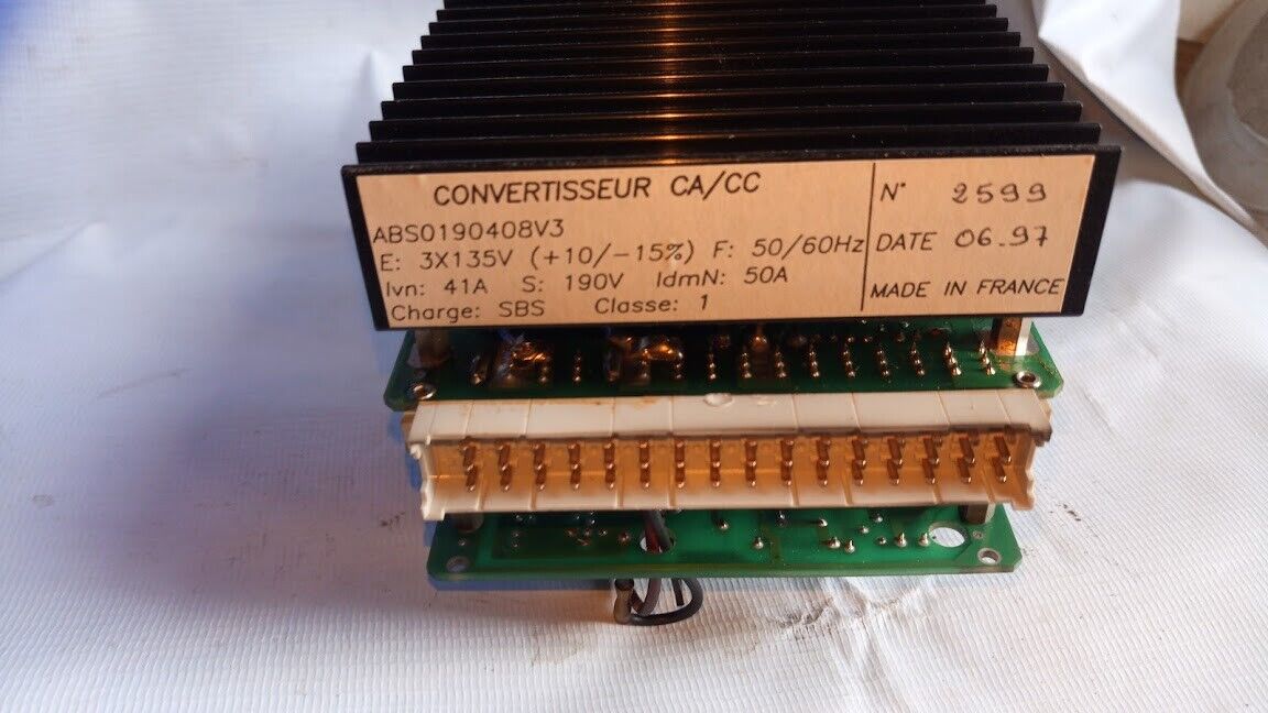 GEC Alsthom Parvex ABS Servo Convertissure CA/CC ABS0190408V3 - Image 6