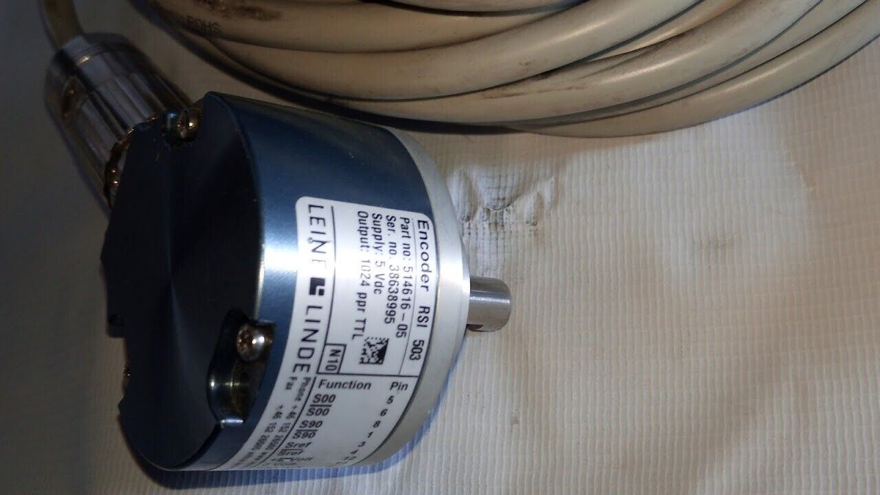 New Leine Linde Encoder RSI 503 Part No. 514616-05 1024ppr TTL - Image 4