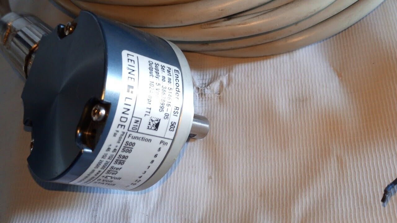 New Leine Linde Encoder RSI 503 Part No. 514616-05 1024ppr TTL
