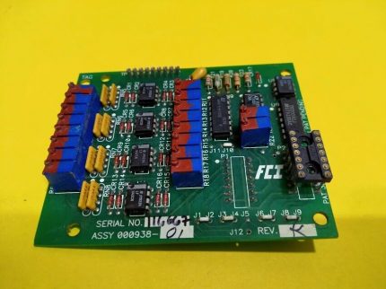 FCI Assy 000938-01 Rev. K Pcb Board P.W.B 000937-01 Rev. G