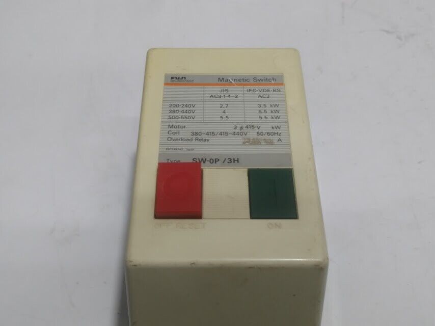 Fuji Electric SW-0P/3H MAGNETIC SWITCH STARTER AC 220V - Image 2