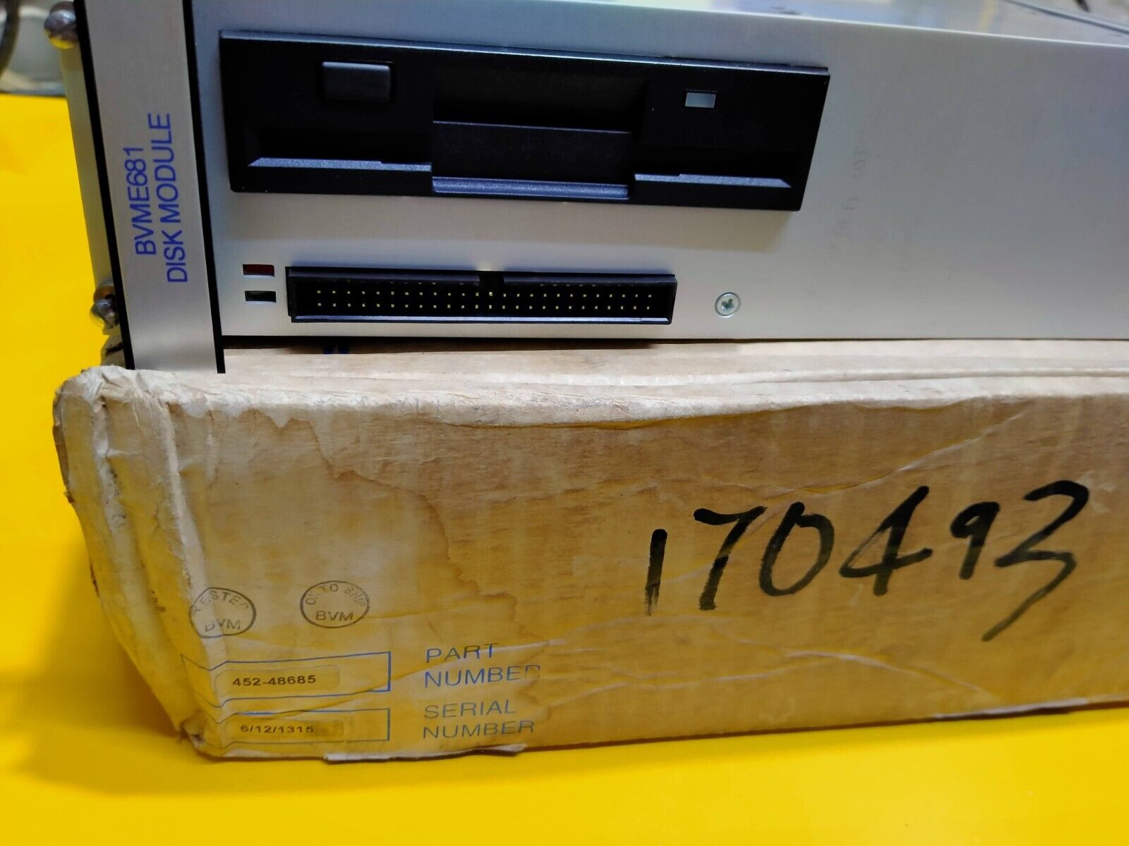 BVM E681 Disk Module 452-48685 VMEbus TMR AVR New - Image 8