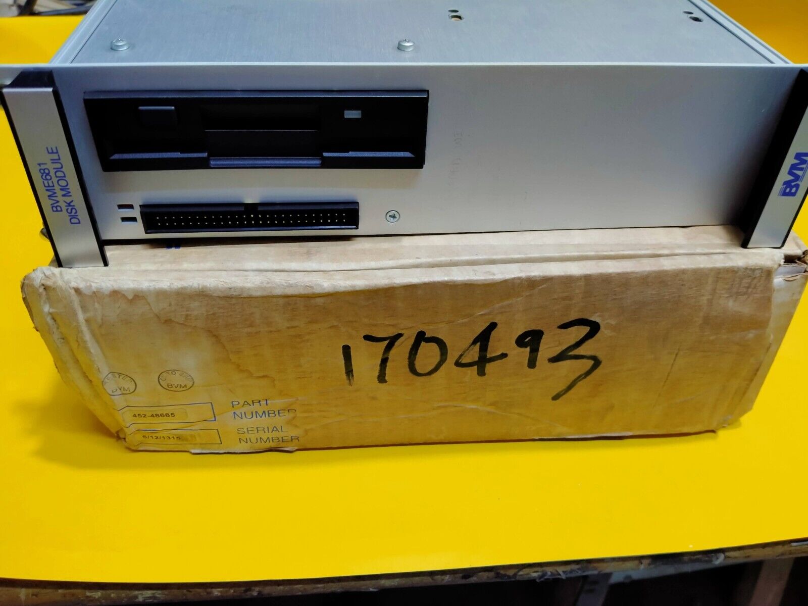 BVM E681 Disk Module 452-48685 VMEbus TMR AVR New - Image 7