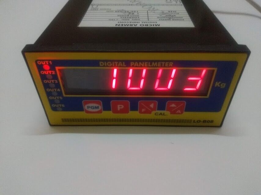 Micro Armen LO-B08 Digital Ind&Con Digital Panelmeter LOB08 - Image 4