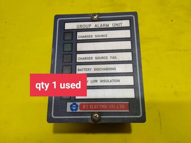 KT Electric Co. Ltd. KTMS-20-6 Group Alarm Unit KTMS206 - Image 4