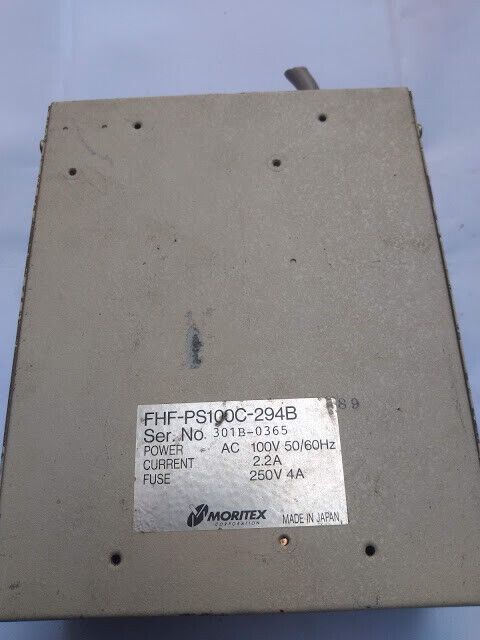 Moritex FHF-PS100C-294B Power Supply AC 100V 50/60Hz 2.2A Fuse 250V 4A FHFPS100C - Image 7