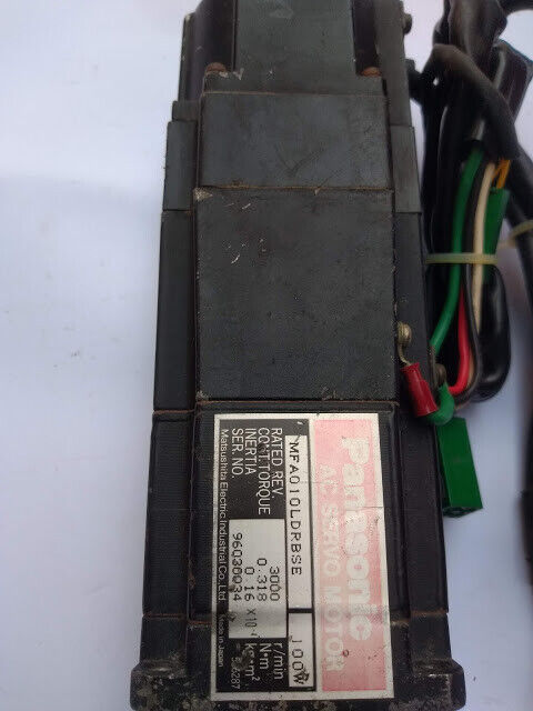 Panasonic MFA010LDRBSE AC Servo Motor 100W Rated Rev 3000 Matsushita Electric - Image 4