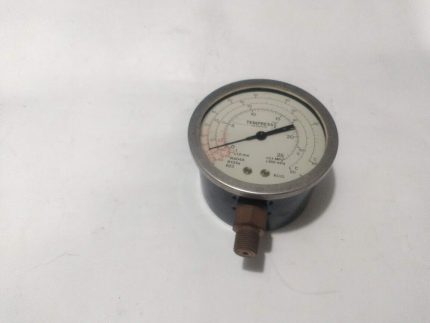 Tempress Denmarks M607050 0002 x1.0=bar R404a R134a R22 Pressure Gauge