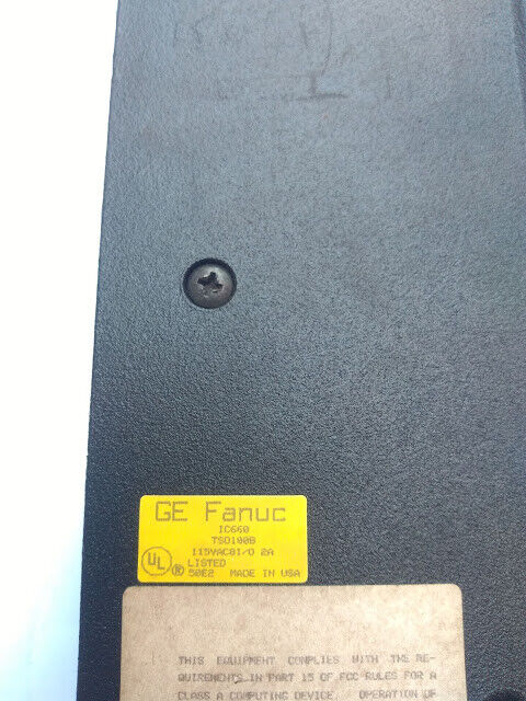 GE Fanuc IC6660EBD100A I/o Module Genius IC660BBD101 IC660TSD100 IC660TSD100B - Image 6