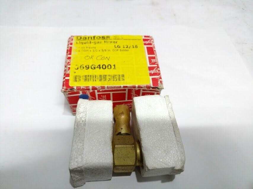DANFOSS LIQUID GAS MIXER LG 12/16 069G4001 7/8 ODM X 1/2 X 5/8 in.ODF SOLDER