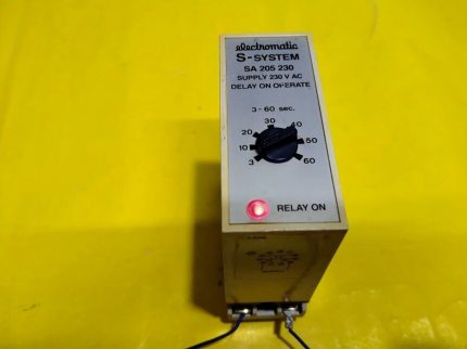 ELECTROMATIC SA 205 230 S-SYSTEM TIMER DELAY ON OPERATE SA205230 230VAC
