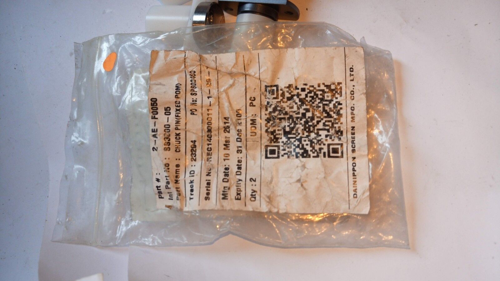 New SPIN Fixed SSR Spin Chuck POM F2AFE0050 2-ae-f0050 Nippon Screen MFG Co. Ltd - Image 3