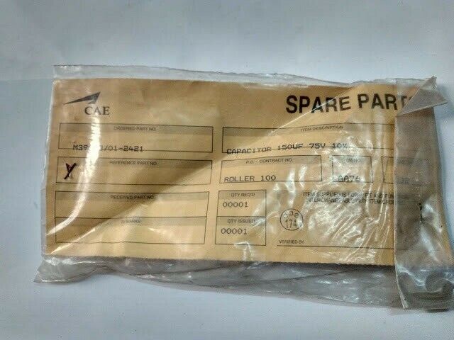 CAE Electronics LTD M39003/01-2421 Capacitor 150UF 75V 10% M39003012421 New - Image 8