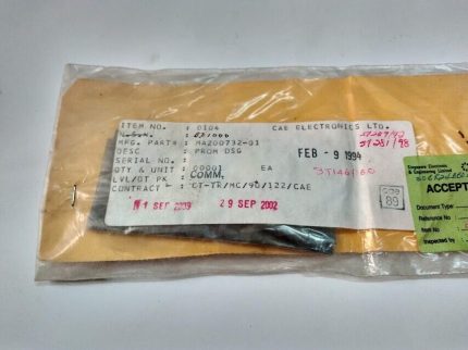 CAE Electronics LTD MA200732-01 Prom DSG MA20073201 New