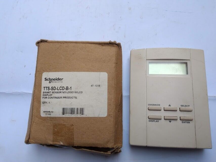 TTS-SD-LCD-B-1 Schneider Smart Sensor No Logo W/LCD Display Continuum TTSSDLCDB1 - Image 2