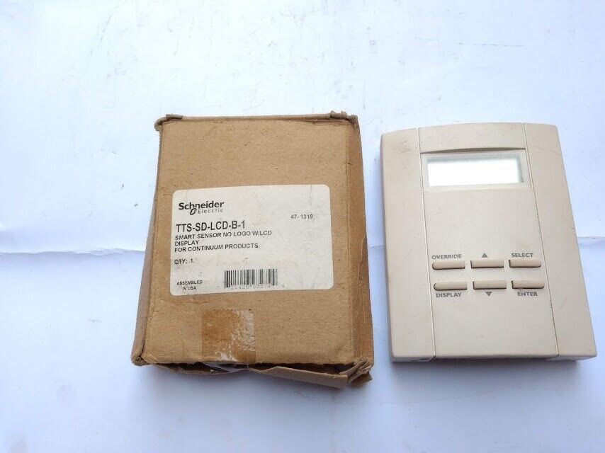 TTS-SD-LCD-B-1 Schneider Smart Sensor No Logo W/LCD Display Continuum TTSSDLCDB1