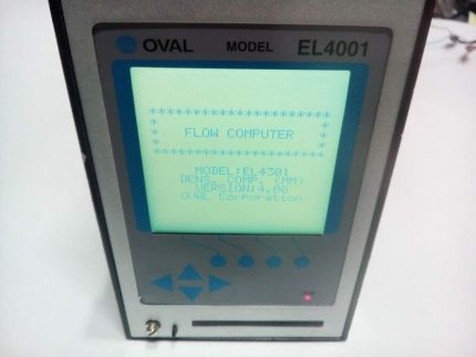 EL4001 Oval Corporation EL4301-732201 Density Computer Mass Flow EL4301 Ver.4.00