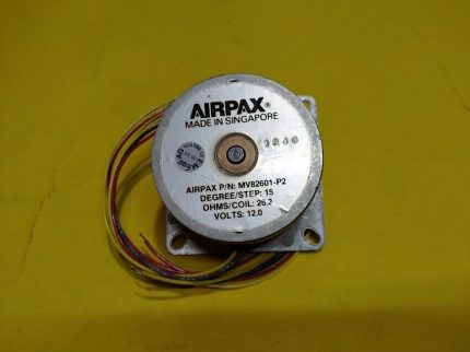 Airpax P/N MV82601-P2 Degree/Step-15 Stepper Motor Volts 12.0 New