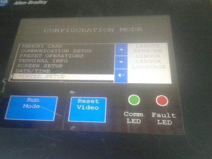Allen-Bradley 2711-T10C10 Ser. E Rev .A FRN. 4.41 DeviceNet PanelView 1000