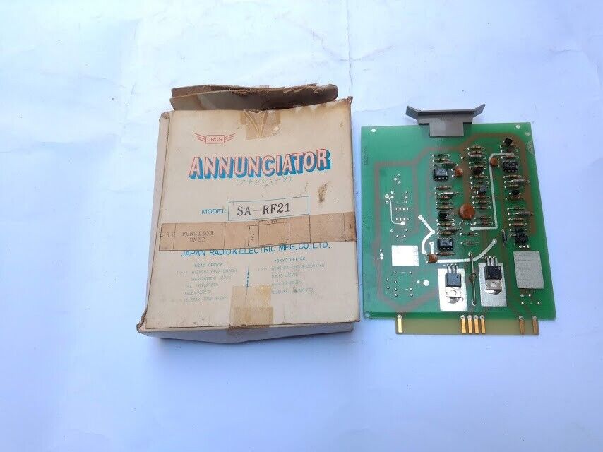 JRCS SA-RF21 Function Unit Annunciator Japan Radio & Electric MFG New - Image 2