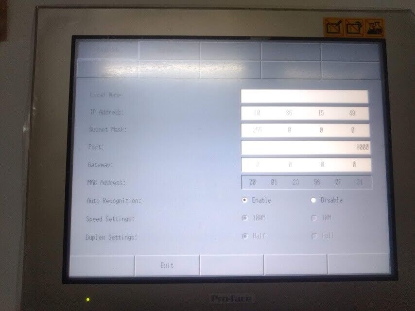 Pro-face PFXGP4603TAD Ver 4.4.16 GP-4603T Rev 01 Class2 Touch Screen Operator - Image 6
