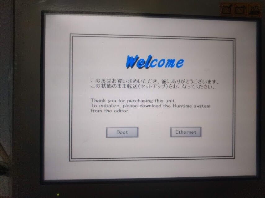 Pro-face PFXGP4603TAD Ver 4.4.16 GP-4603T Rev 01 Class2 Touch Screen Operator