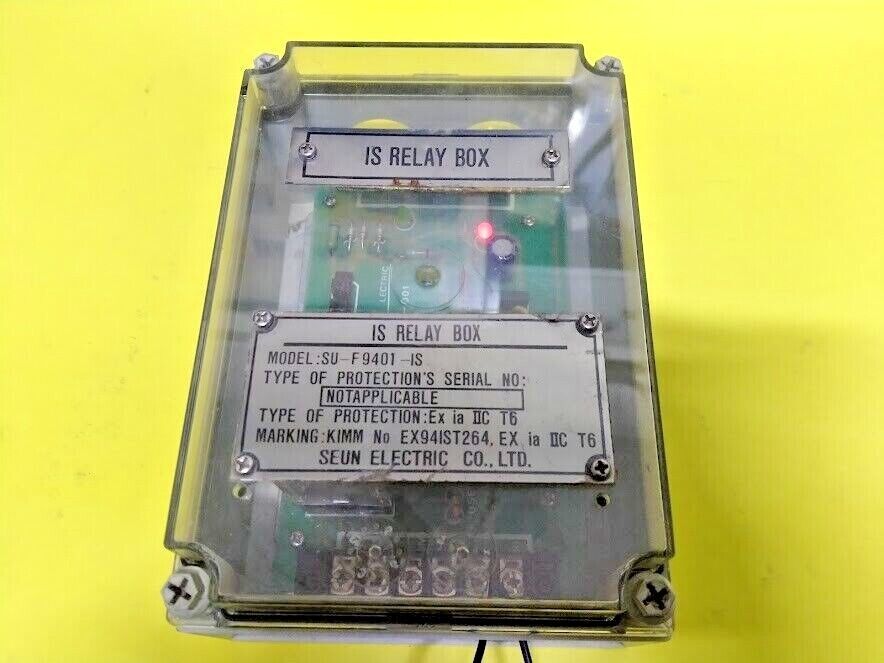 Seun Electric Co. SU-F9401-IS Relay Box Ex ia IIC T6 Marine Store Spare SUF9401I - Image 2