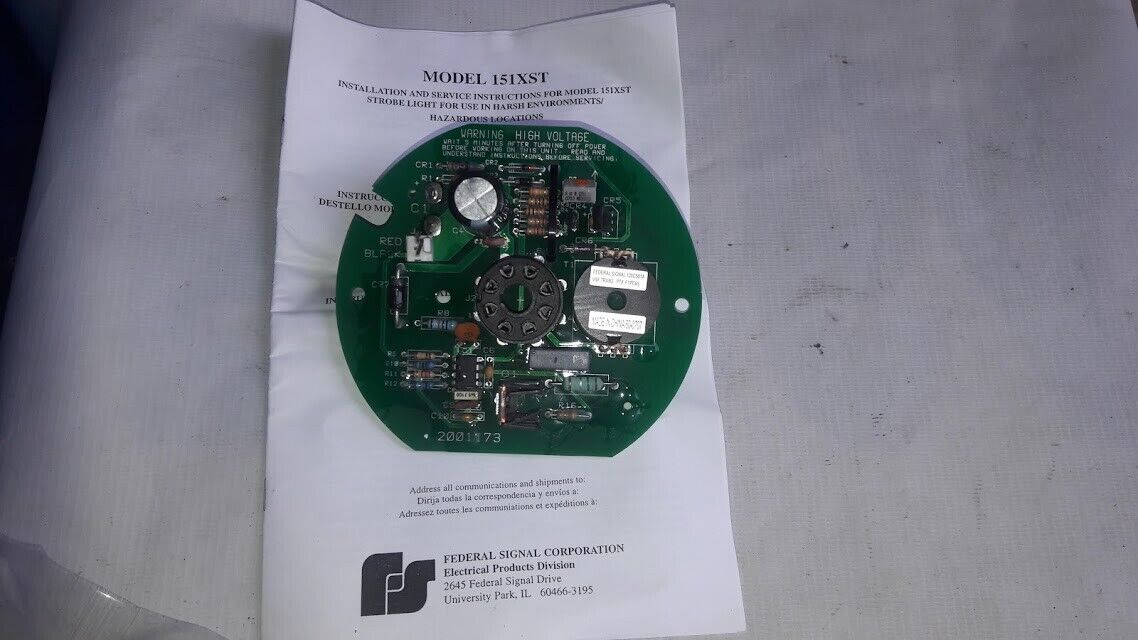 Federal Signal Corporation 120C501A 151XST PCB Control Board 130C557 B New - Image 2