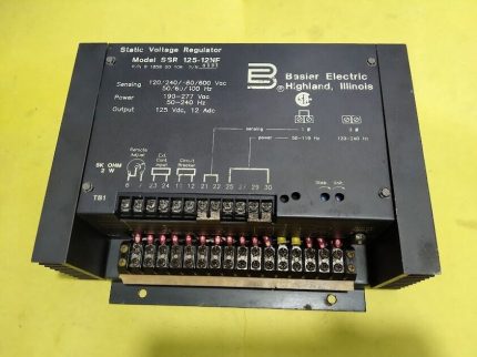 Basier Electric SSR 125-12NF 9 1859 00 106 Statis Voltage Requlator 190131-40 Ma