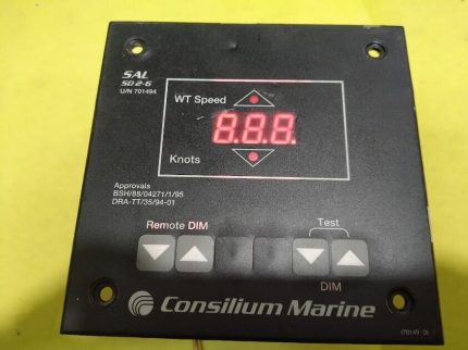 Consilium Marine SAL SD2-6 Ver 6 701494B Speed Log Display Marine Store Spare SA