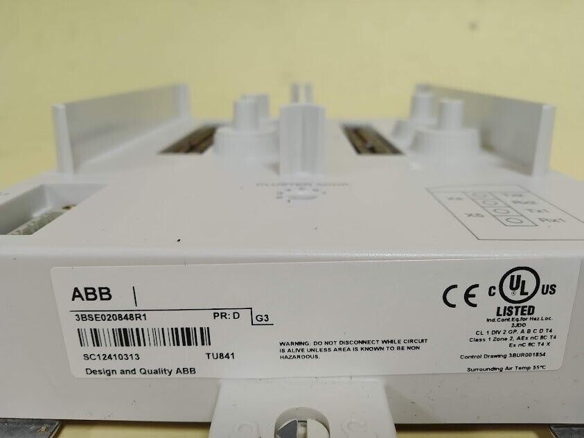 ABB S800 I/O 3BSE020848R1 PR: D Termination Unit ASEA Brown Boveri ABB TU841 New - Image 7