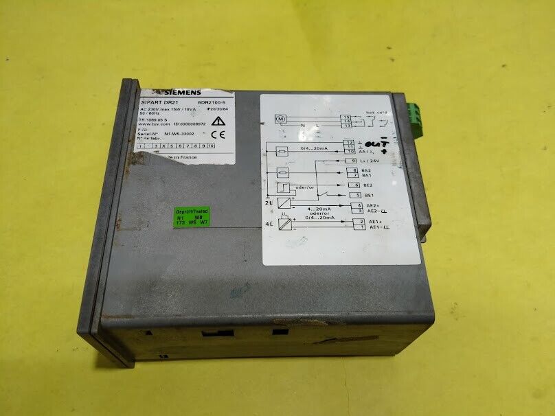 S.SIPART Temperature Controller - DR21 115/230V AC Process Controller 6DR2100-5 - Image 5