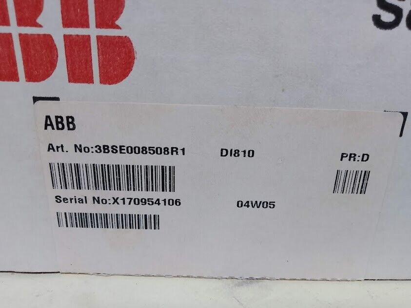ABB S800 I/O 3BSE008508R1 PR: D Digital Input Module DI810 Still Sealed New - Image 4