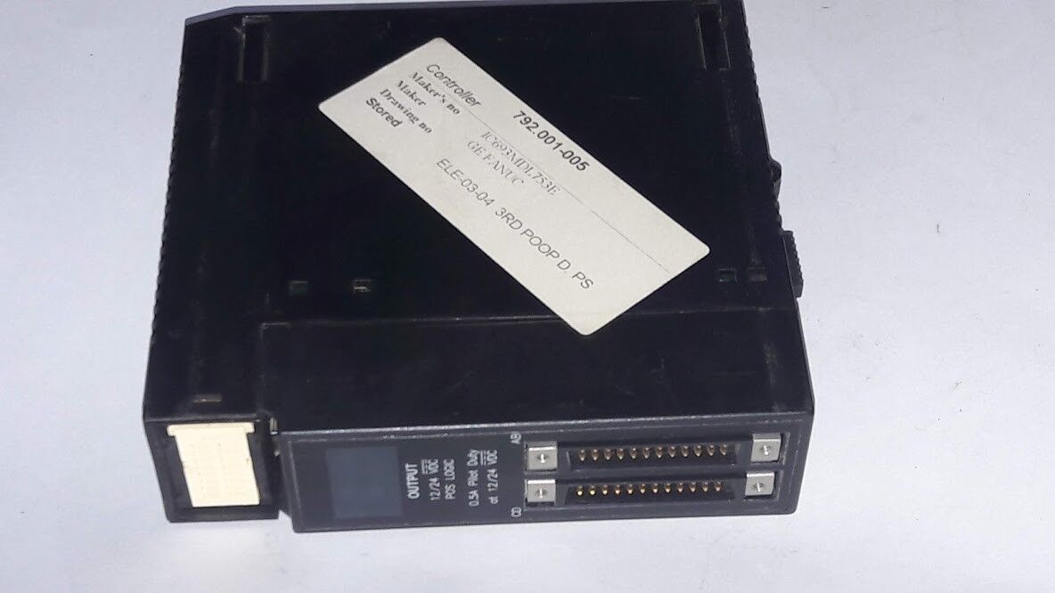 New GE Fanuc IC693MDL753E Output Module 12/24 VDC 0.5A 32PT POS - Image 2
