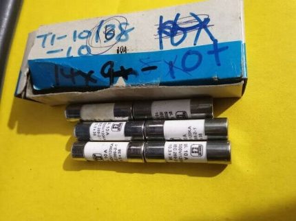 6pcs TI gL 10A 500v/120ka IEC 269-2-1 10.3x38 fuse 6 in this lot New
