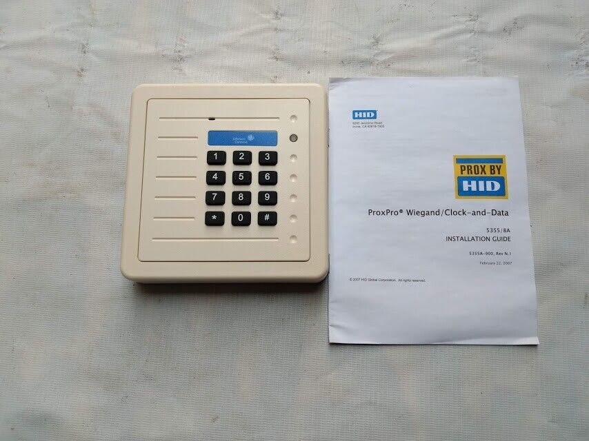 Johnson Controls HID 5355ABK00-J1221 5355-520-08 Proximity Reader With Keypad - Image 5