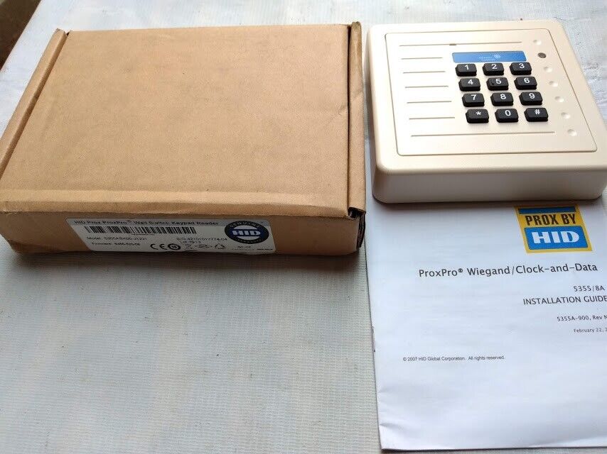 Johnson Controls HID 5355ABK00-J1221 5355-520-08 Proximity Reader With Keypad - Image 2