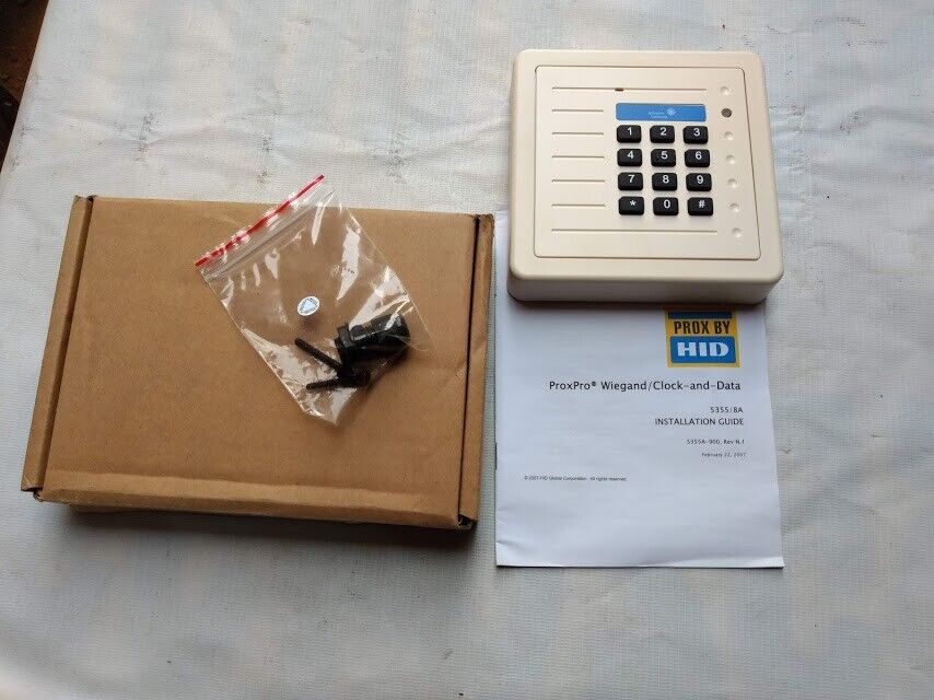 Johnson Controls HID 5355ABK00-J1221 5355-520-08 Proximity Reader With Keypad