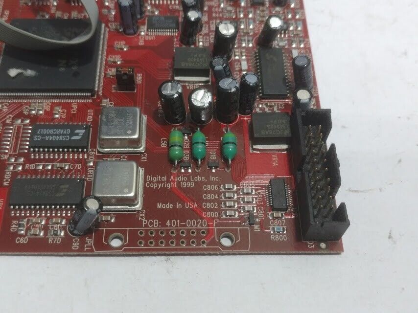 CardDeluxe PCB 401-0020-F Multimedia Audio Controller with 401-0018 Rev. C - Image 4