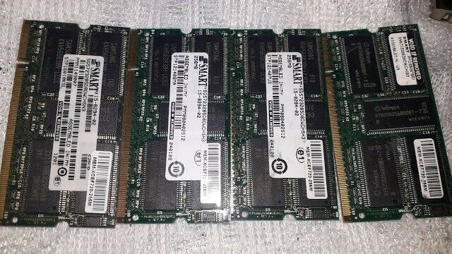 4 x Smart Mem-xcef720-256m 256MB SODIM for CISCO SG5723285d8dwchsh3