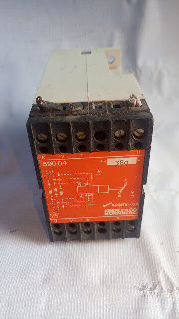 EBERLE & Co Nurnberg 590 04 220V~5A Relay 59004