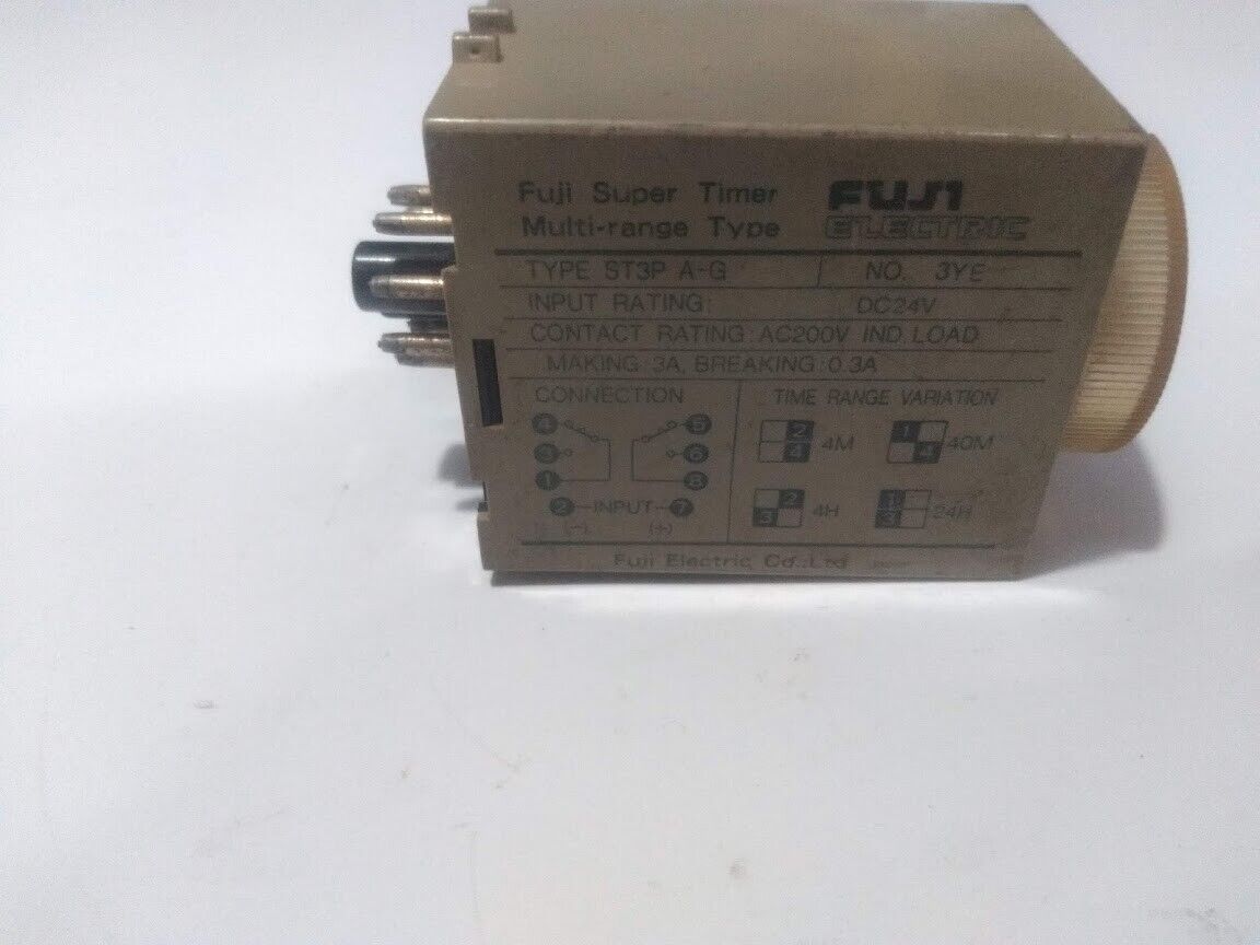 Fuji Electric Type ST3P A-G Super Timer Multi-range Relay ST3P Marine Store Spar - Image 8